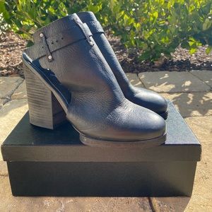 Free People Buckle Booties